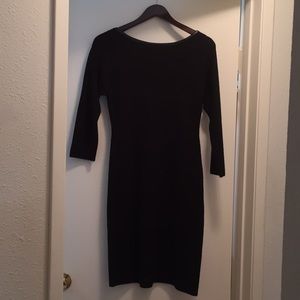 Ann Klein black sweater dress